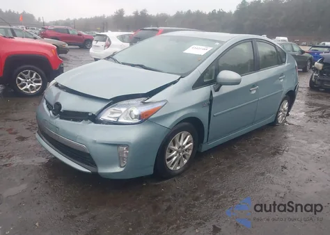 2012 Toyota Prius Plug-In z USA, uszkodzony, nr VIN JTDKN3DP2C3017856